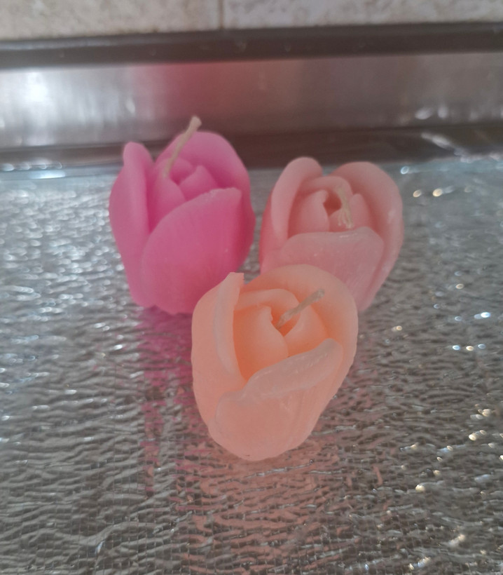 بسته شمع ۱۰ تایی لاله