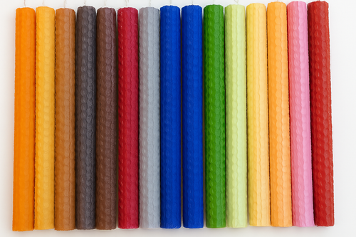 بسته ۱۵ تایی شمع موم عسل بیزوکس