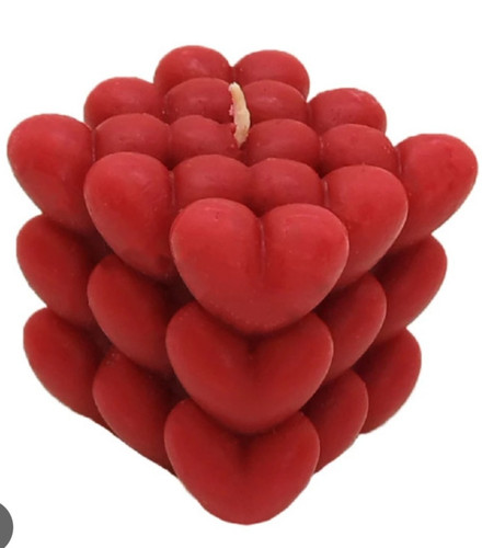 شمع روبیک قلبی