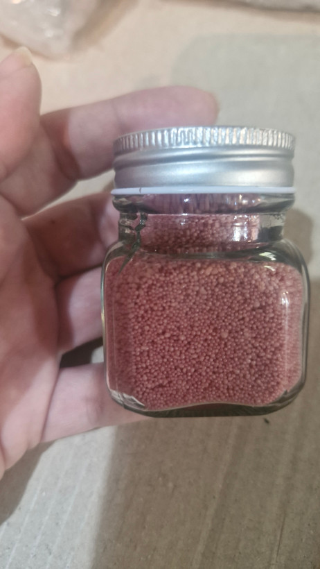 شمع پودری داخل جار مک کارتی سایز ۴ با فیتیله چوبی