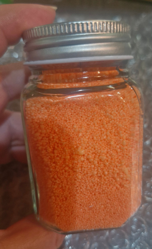 شمع پودری داخل جار مک کارتی سایز ۴ با فیتیله چوبی