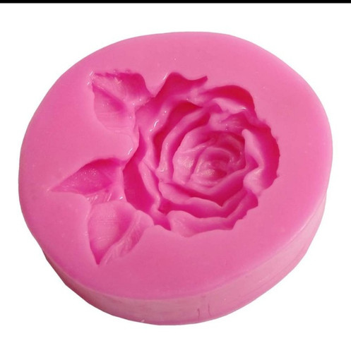 قالب شمع گل رز برگی