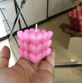 شمع روبیک قلبی